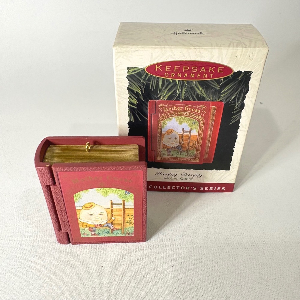 Hallmark Keepsake Ornament 1993 Humpty-Dumpty Mother Goose Series 1 Vintage Box